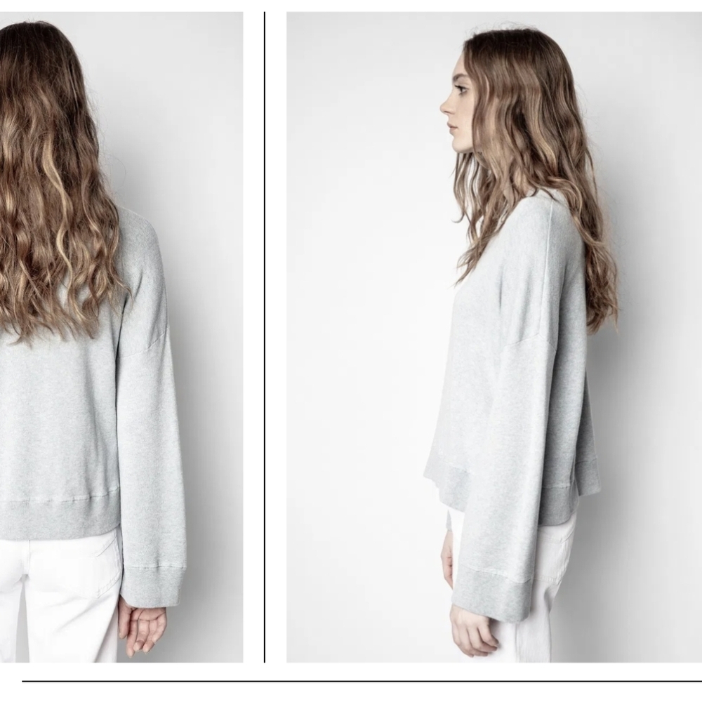 Zadig & Voltaire 100% Cotton Fine Knit Sweater XS